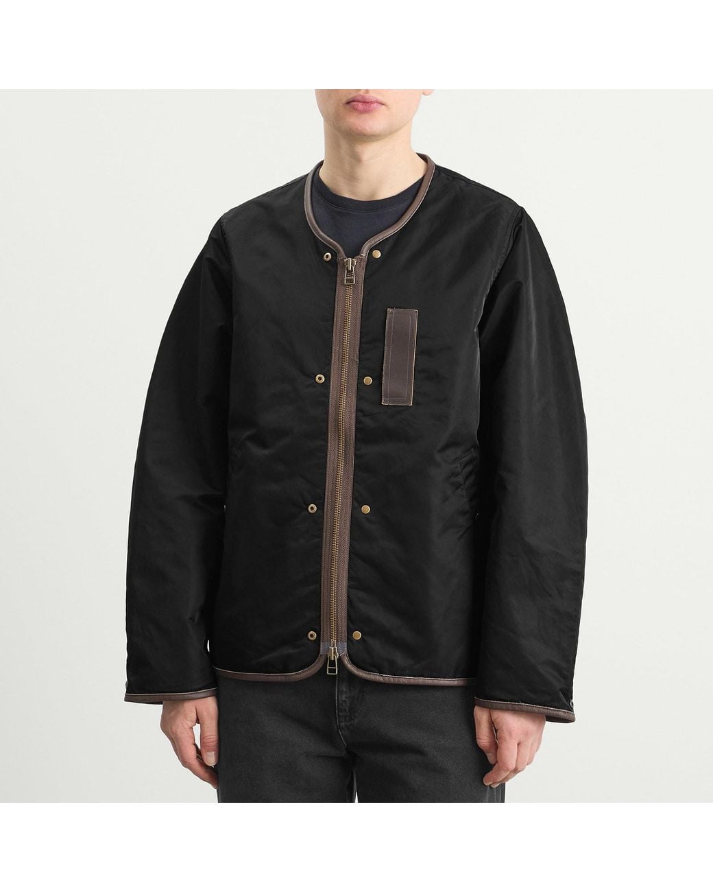 FRIZMWORKS Black Reversible Ma-1 Liner Jacket for men