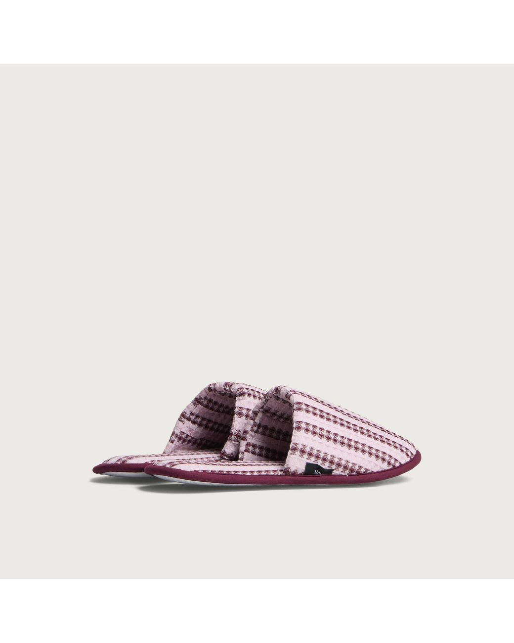 Hay Pink Waffle Slippers