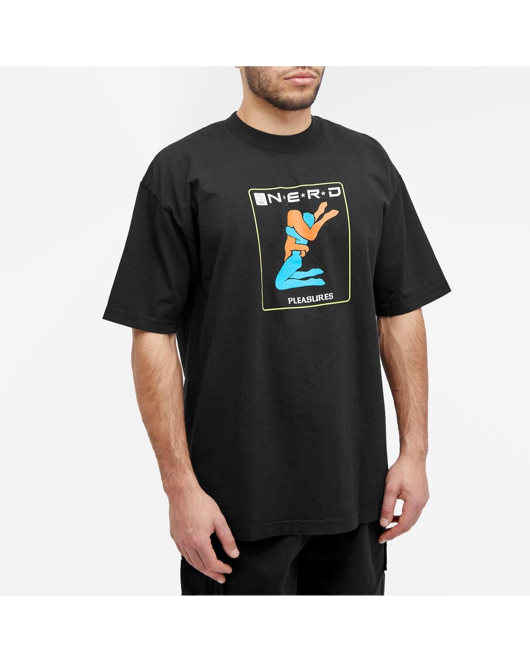 【PLEASURES】 N.E.R.D. X PLEASURES PROVIDER T-SHIRT Black Pleasures N.E.R.D. Provider T-Shirt 'Black'