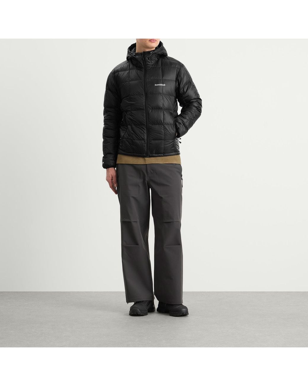 Montbell Gray Superior Down Parka for men