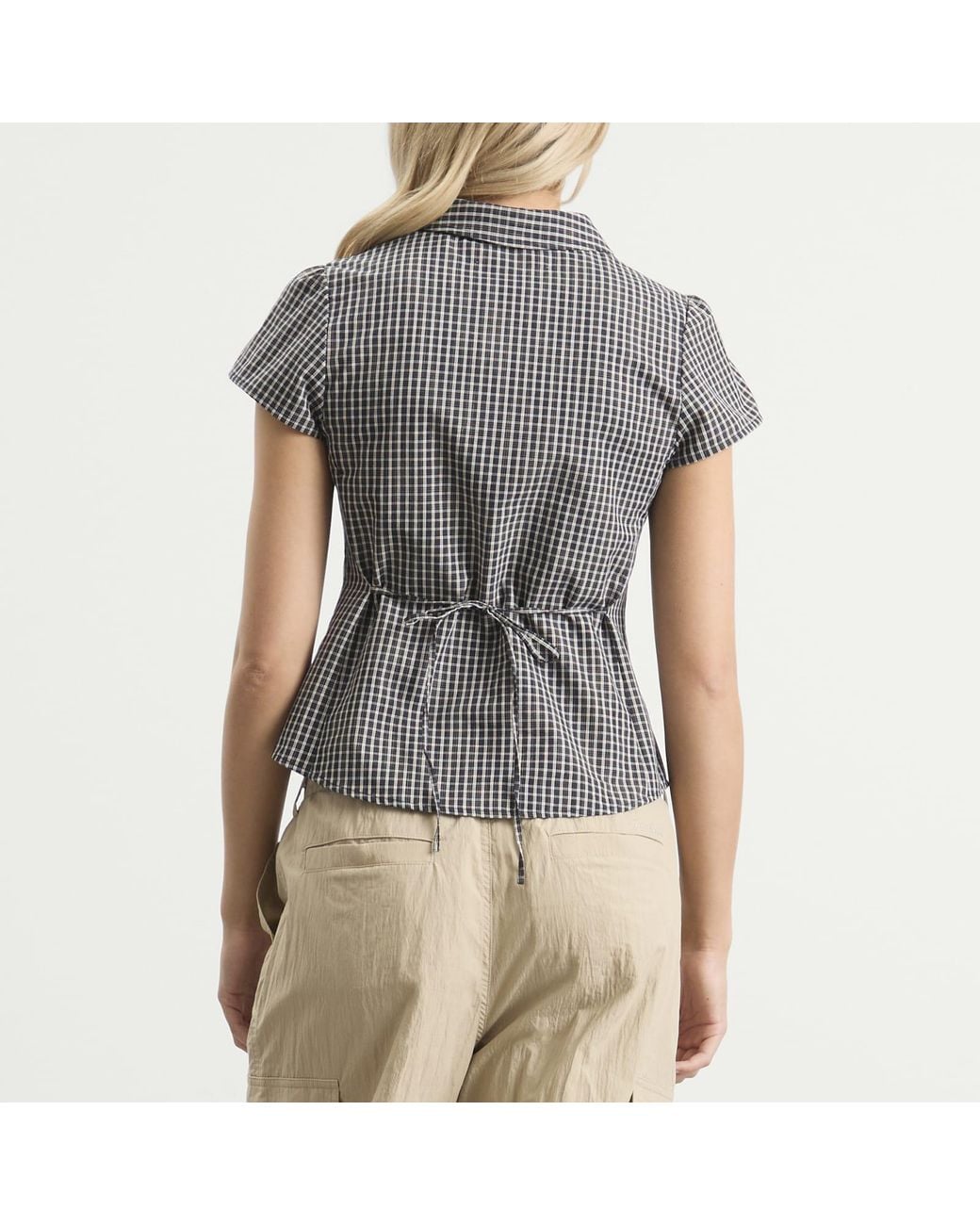 DUNST Gray Blouse