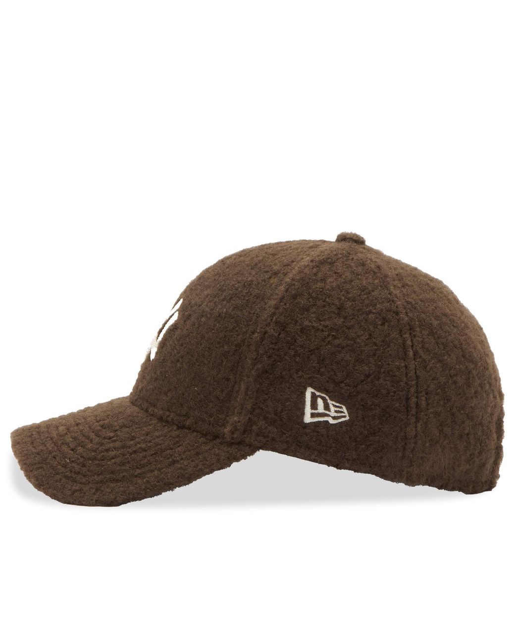 KTZ Brown New York Yankees Winter Borg 9Forty Cap