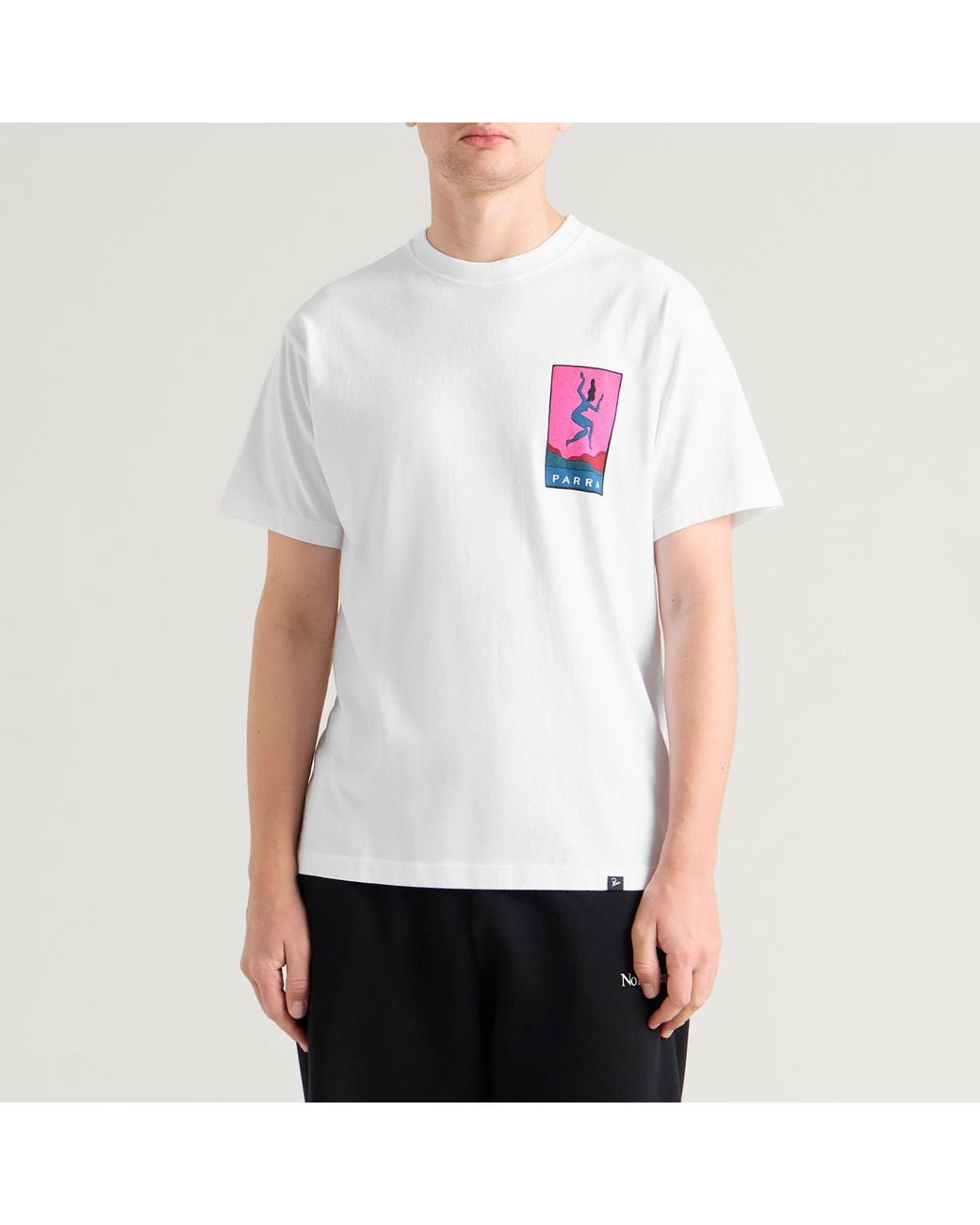 by Parra White Not Listening T-Shirt for men