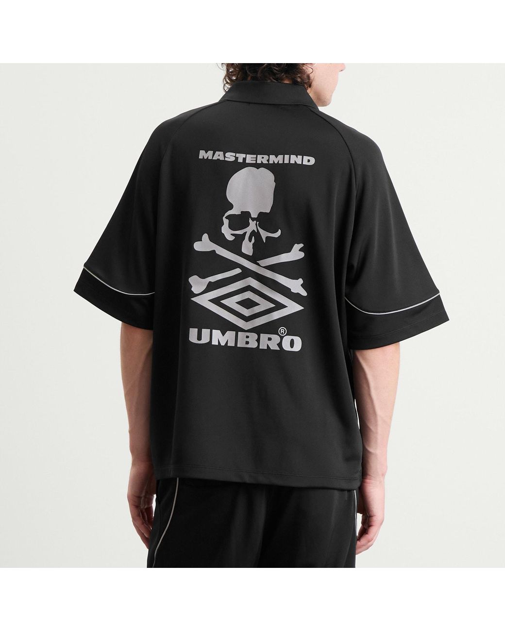 MASTERMIND WORLD X Umbro Short Sleeve Game Shirt in Black for Men