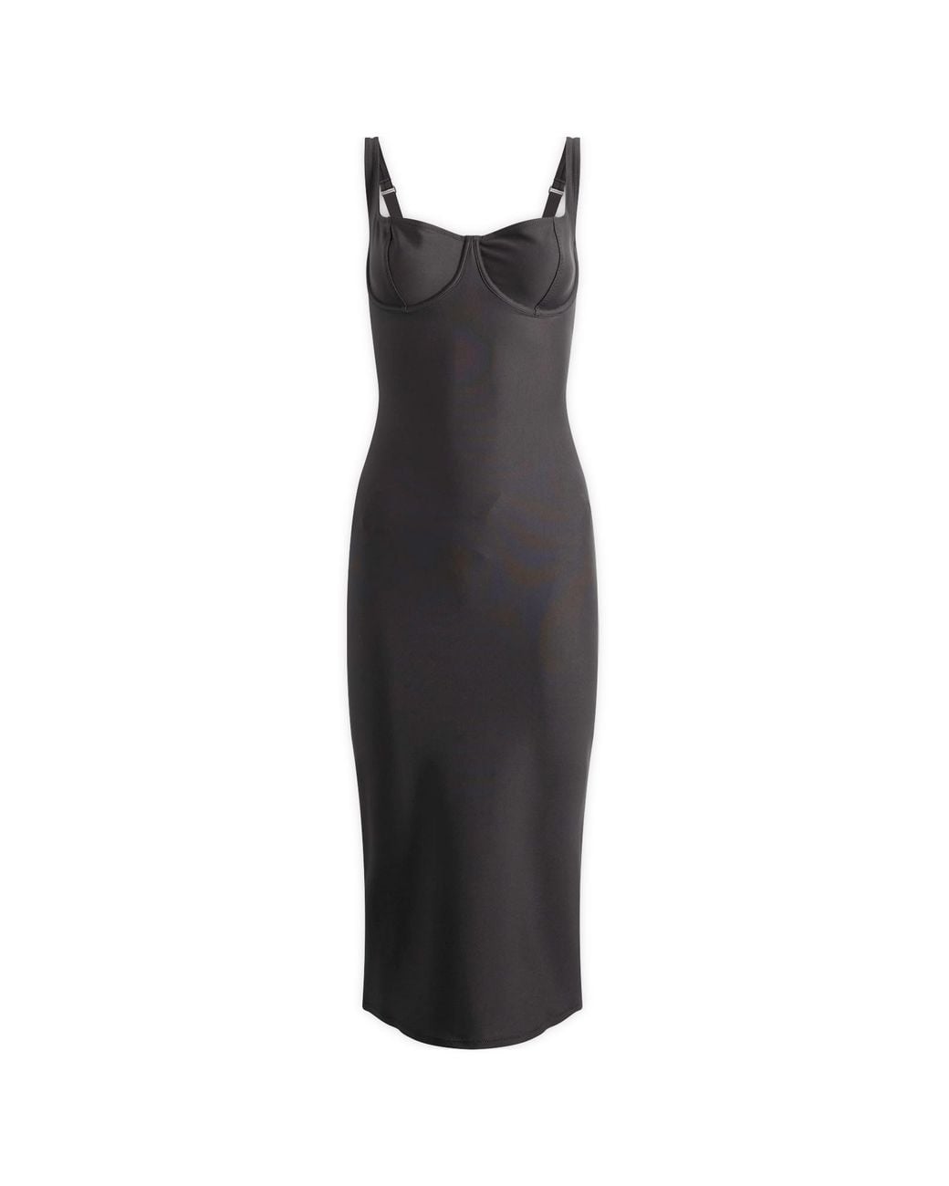 Skims Black Body Halter Midi Dress