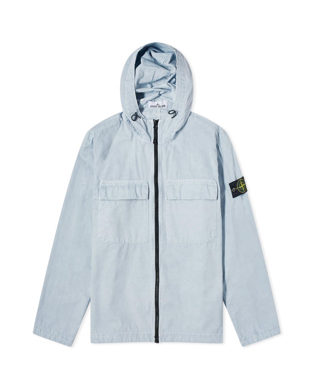 Blue stone island raincoat 2025