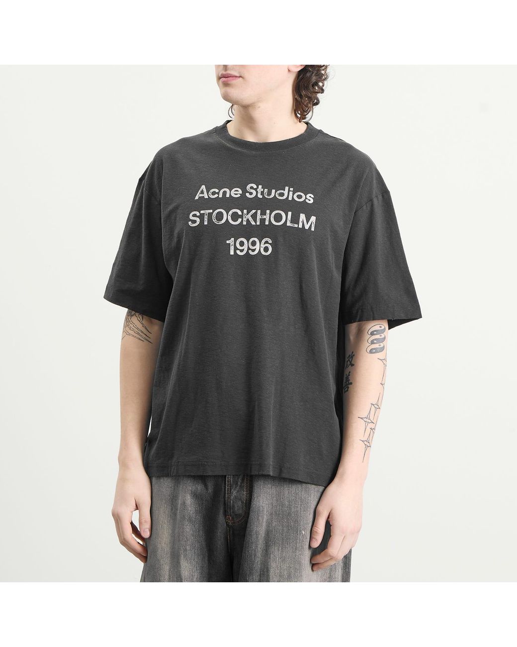 Acne Black Exford 1996 T-Shirt