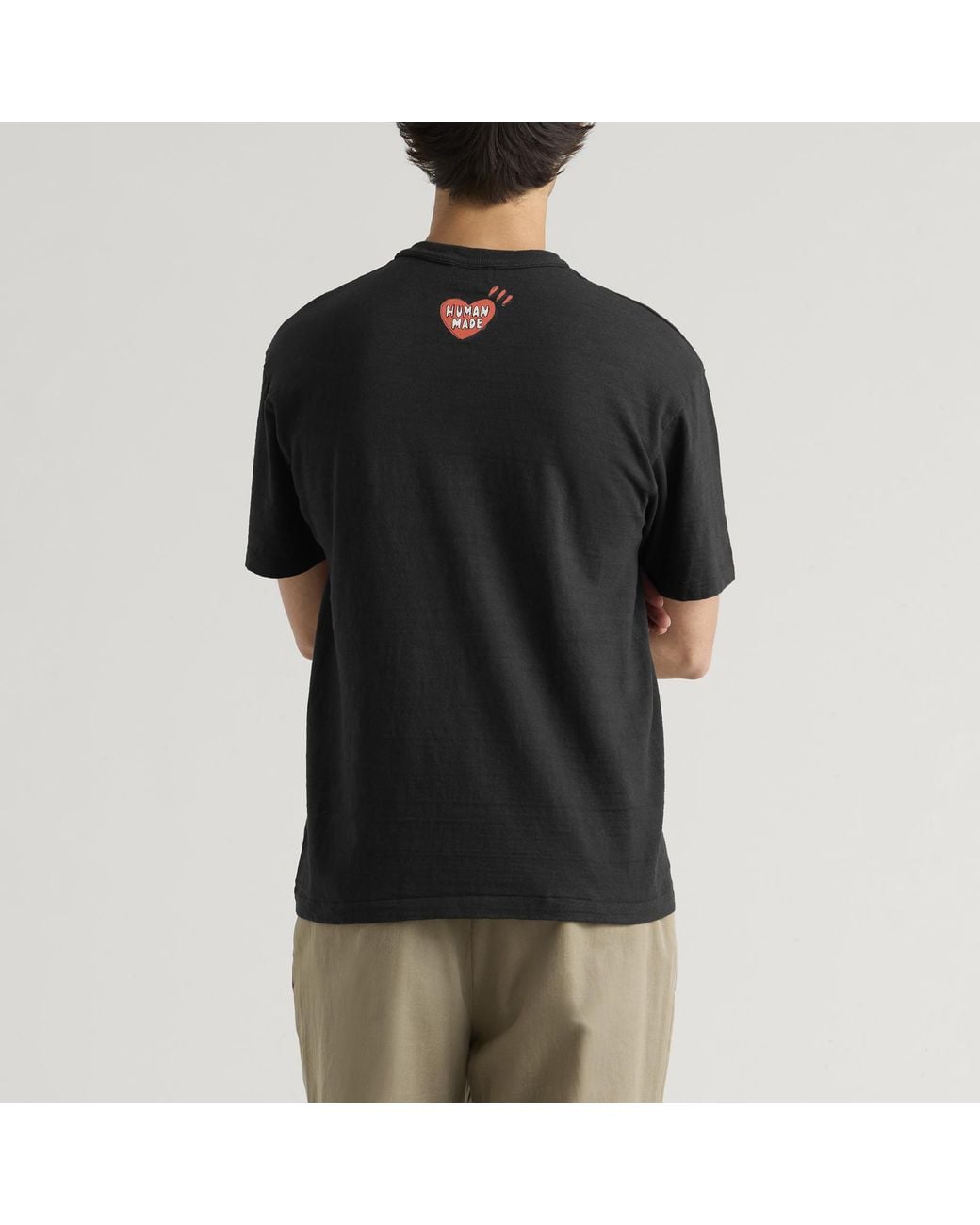 Human Made Black Tiger Sketch T-Shirt for men