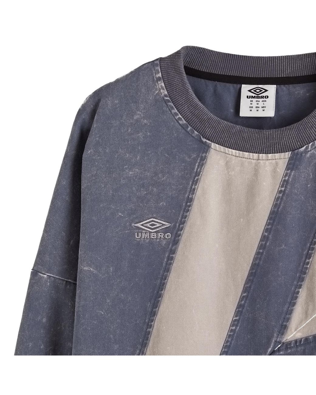 Umbro Washed Diamond Drill Top in Blue | Lyst Canada