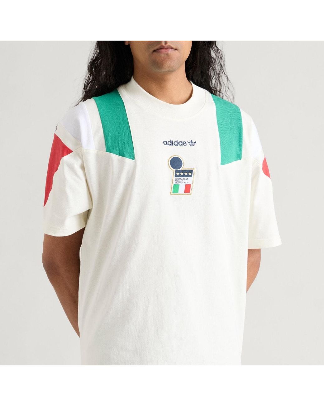 Adidas White Figc Eqt T-Shirt for men
