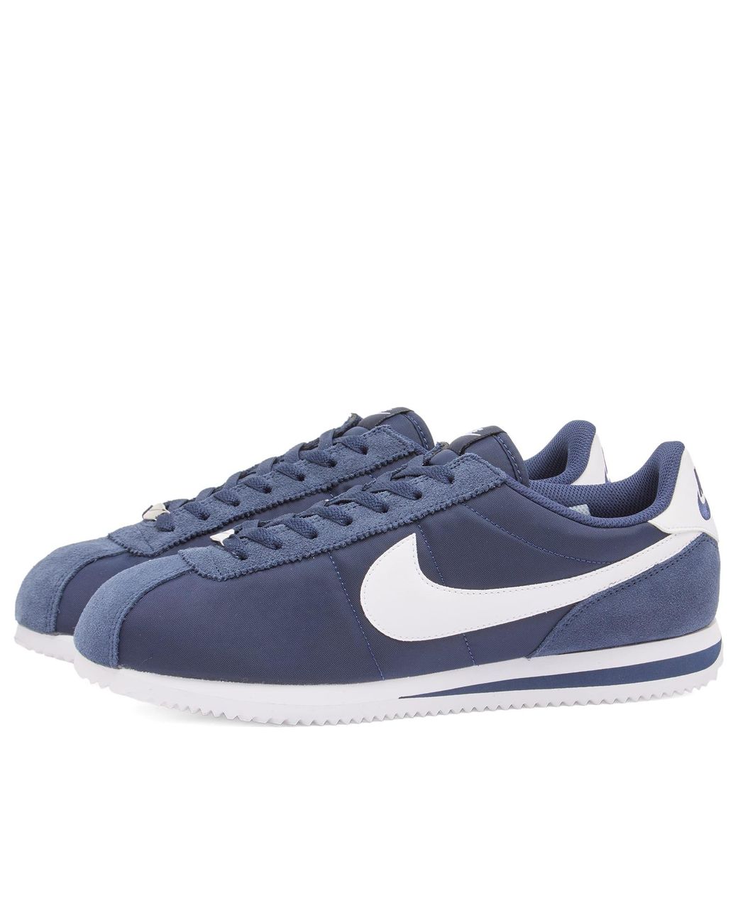 nike cortez mens blue suede