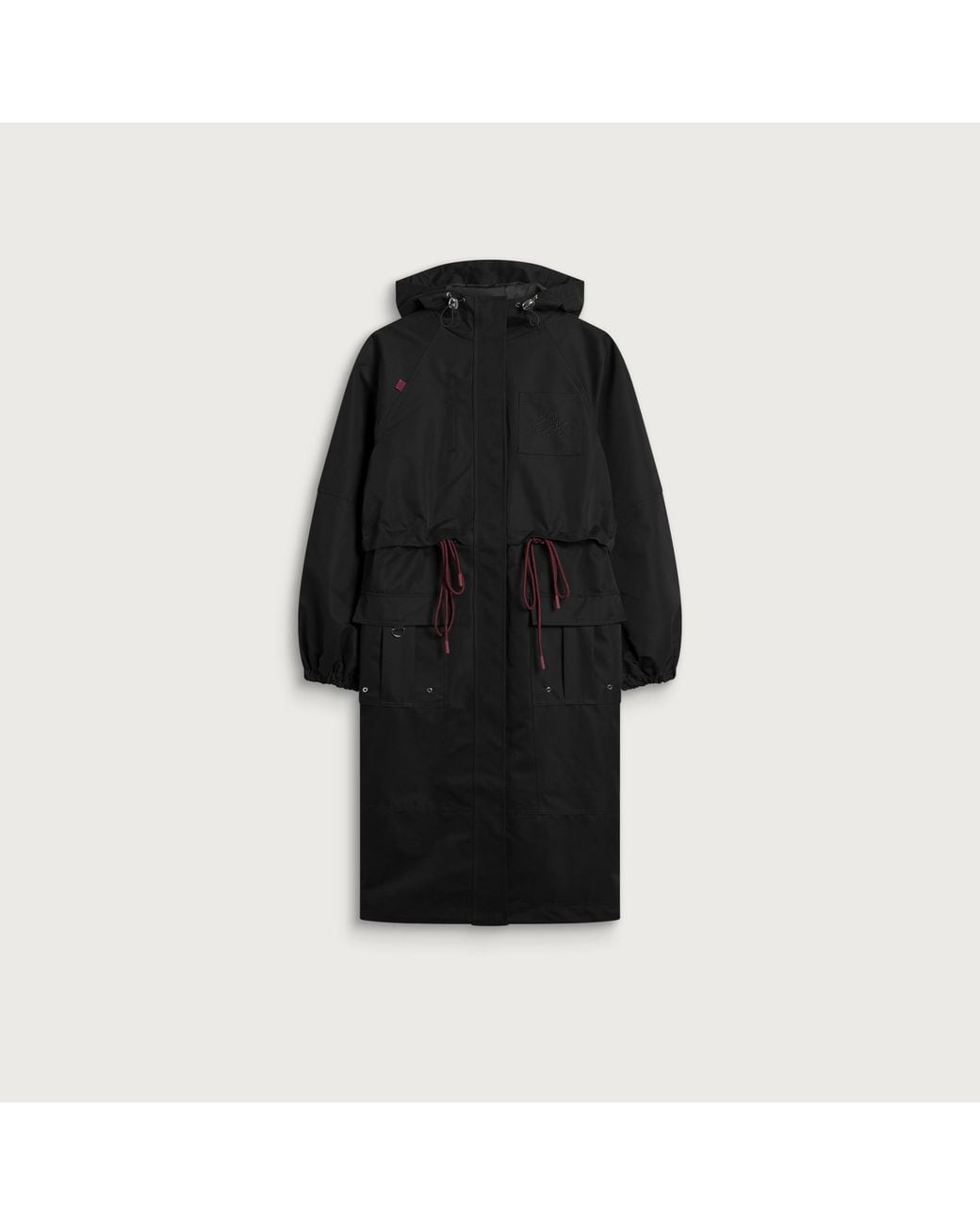 Damson Madder Black End. X Logan Raincoat