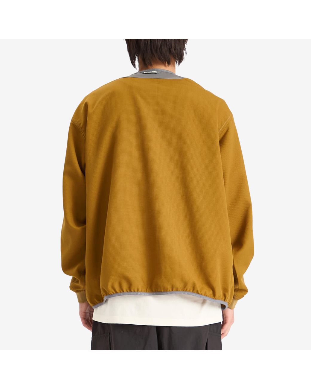 and wander Vent Cardigan in Yellow for Men | Lyst
