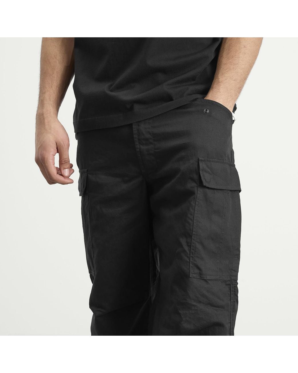 Maharishi Gray Hemp M65 Cargo Pants for men