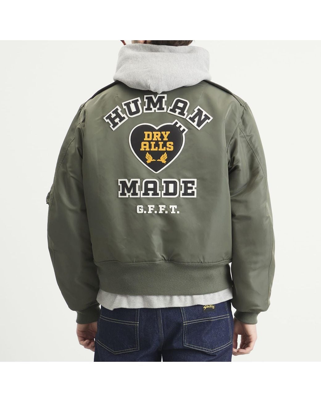 Human Made Green Flight Jacket for men