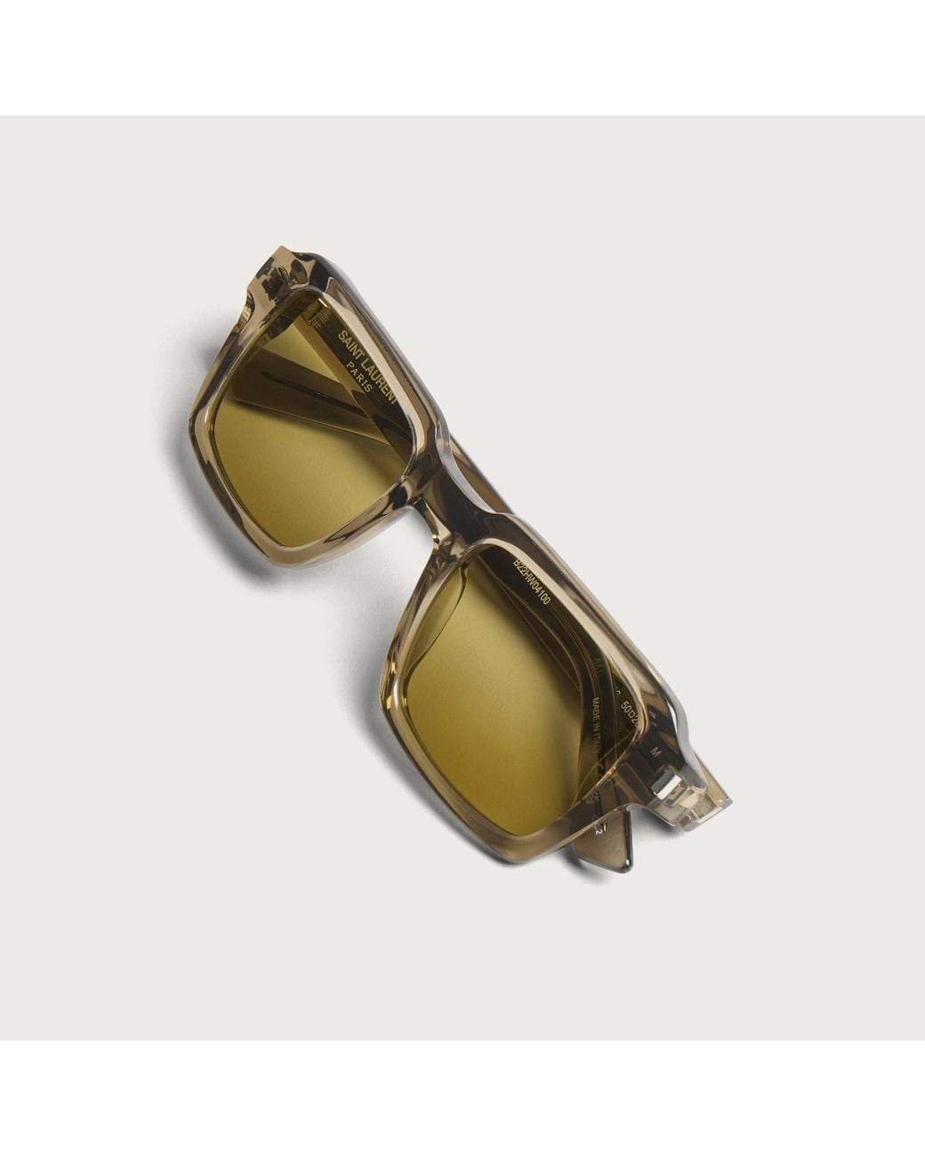 Saint Laurent Green Saint Laurent 947 Corner Angle Sunglasses for men