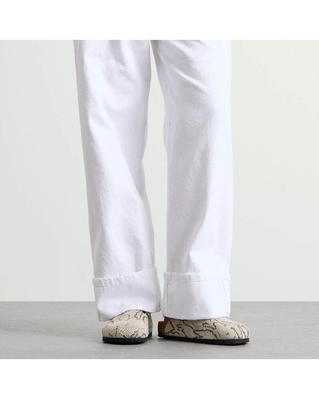 Birkenstock Brown Boston Print