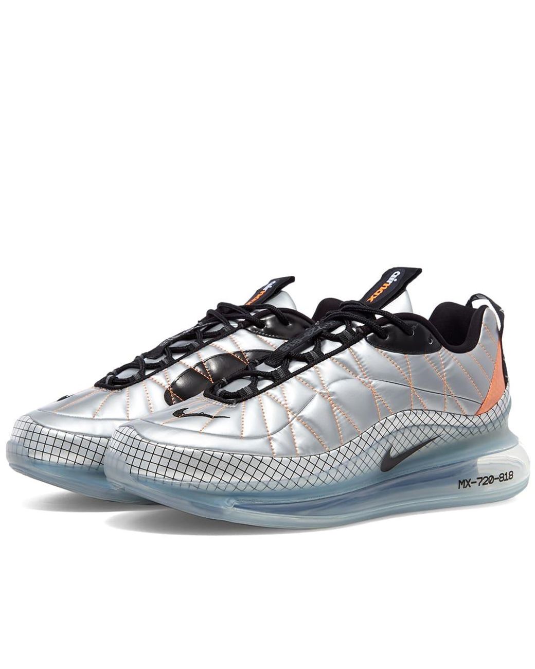 Nike Synthetic Air Max 720 in Silver, Black, Orange & White (Metallic) for  Men | Lyst Canada