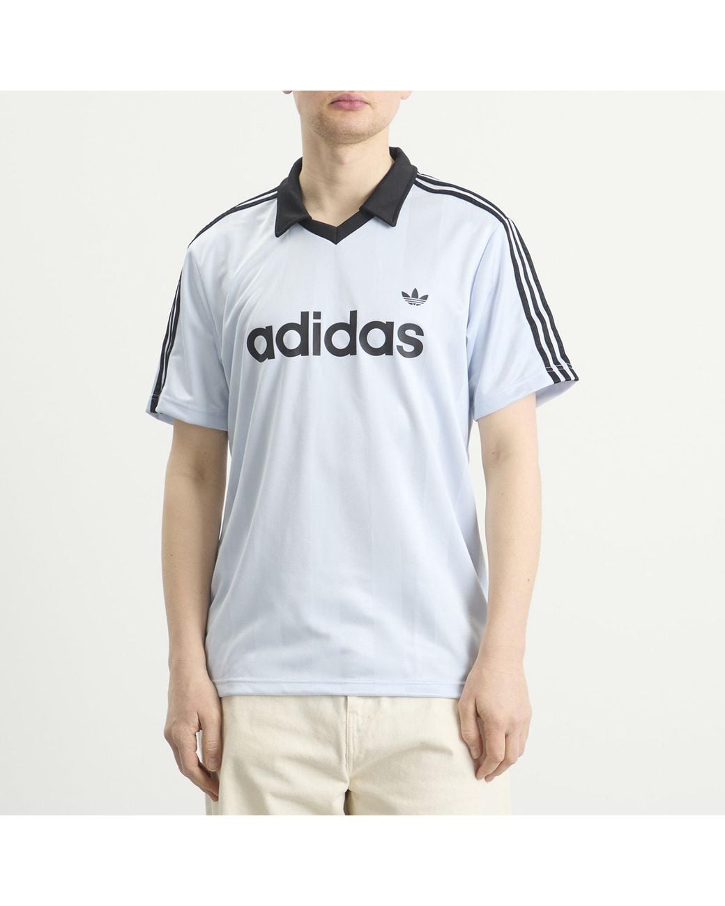 Adidas Blue Spellout Jersey for men