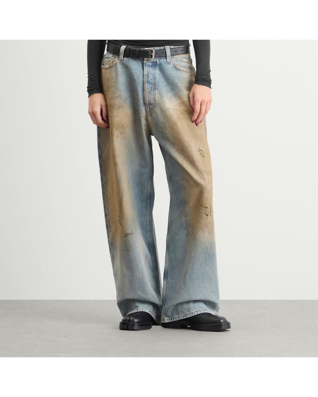 Acne Blue Loose Fit Jeans