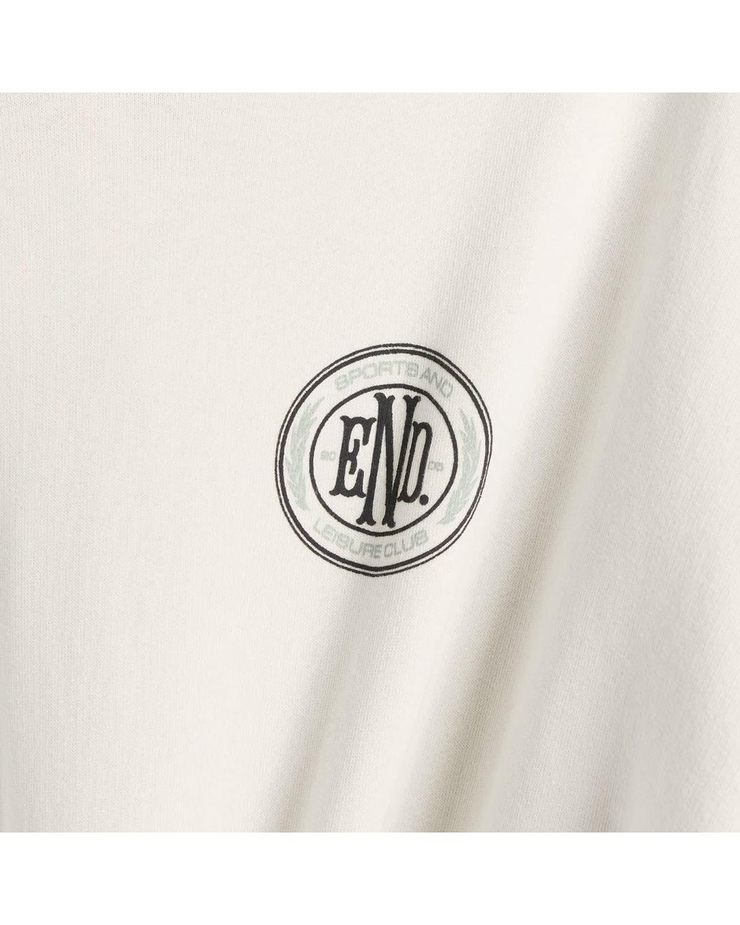 END. White Leisure Pullover Hoodie
