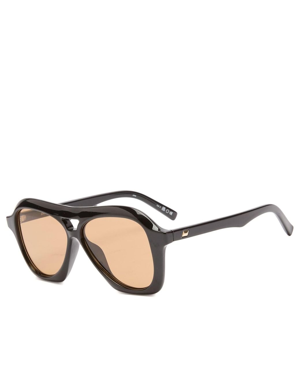 Le Specs Brown Drizzle Sunglasses