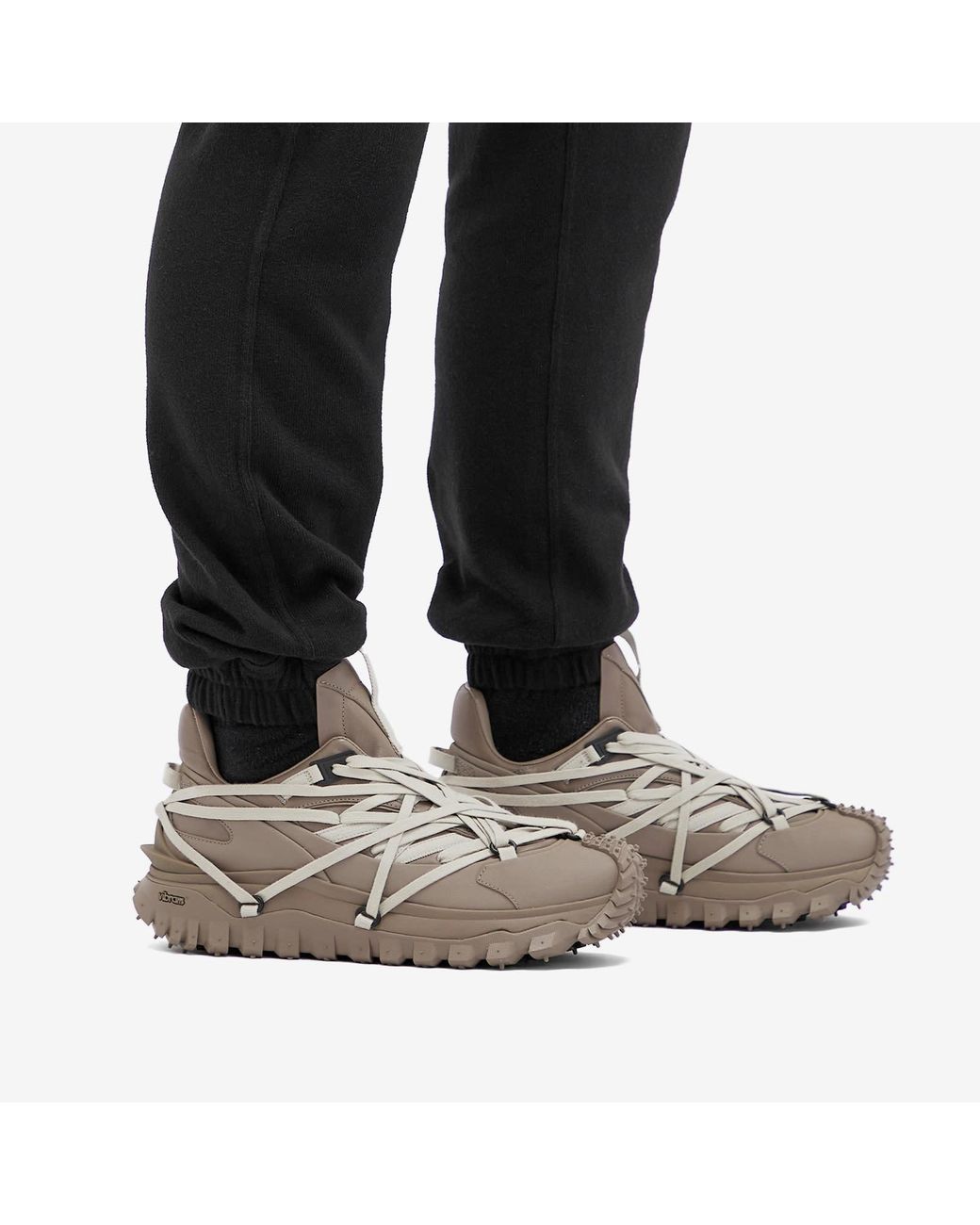 Rick Owens X Moncler Trailgrip Megalace in Metallic for Men | Lyst