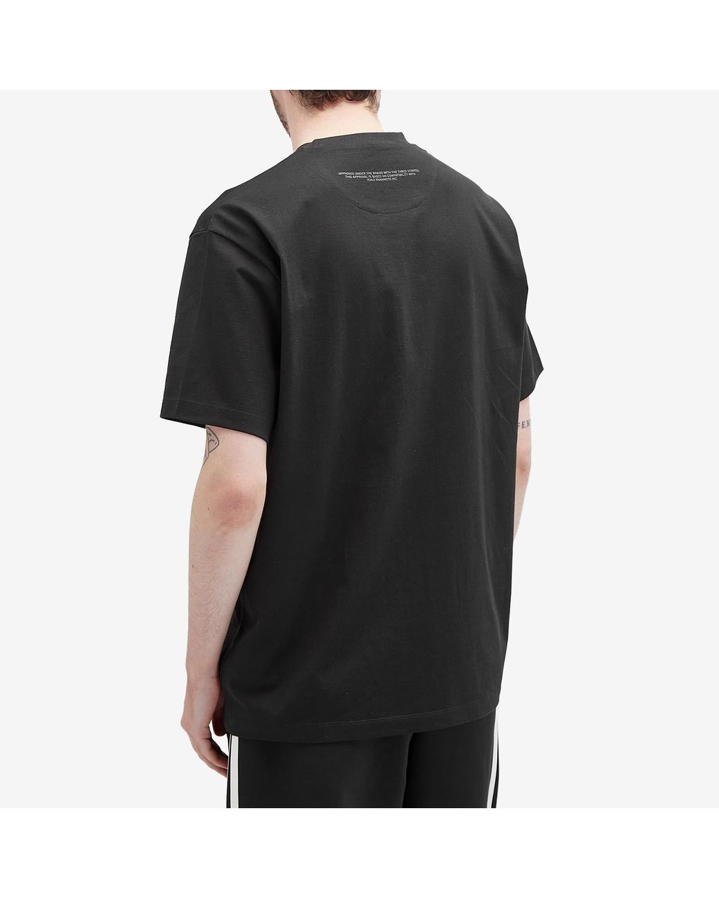 【送料&関税込】Y-3 Reflective Logo T-shirt Y-3 Reflective Logo T-Shirt in Black for Men | Lyst