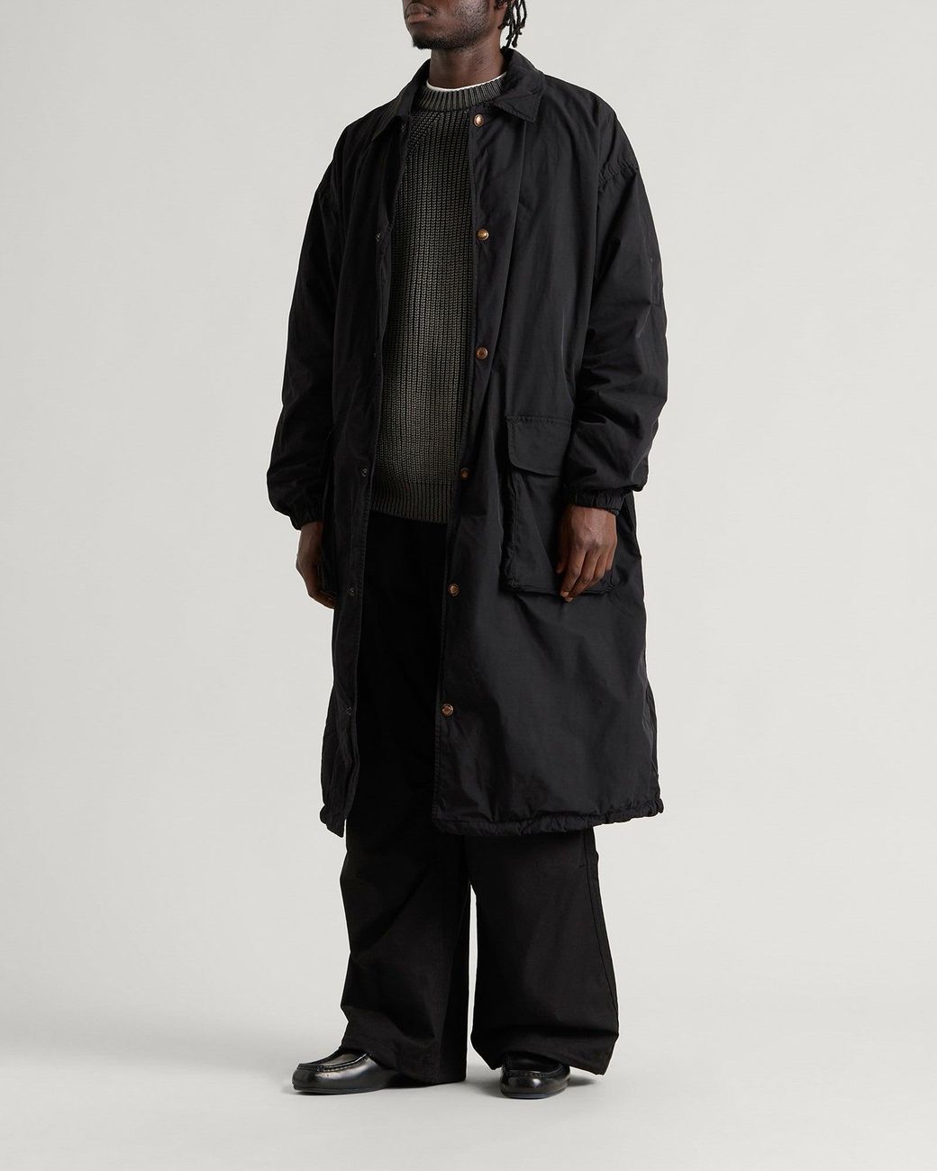 Comme des Garçons Black Light Weight Lined Coat Jacket for men