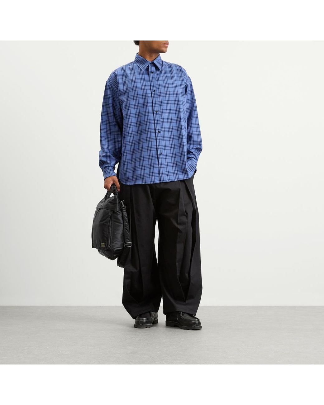 SAGE NATION Blue Chisholm Check Shirt for men