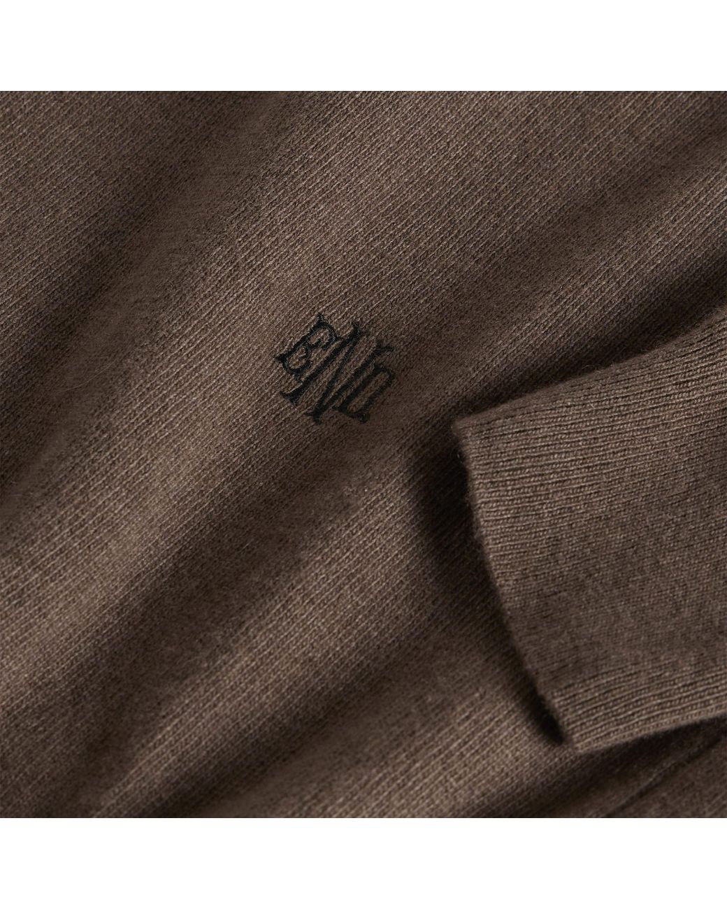 END. Brown Monogram Jumper for men