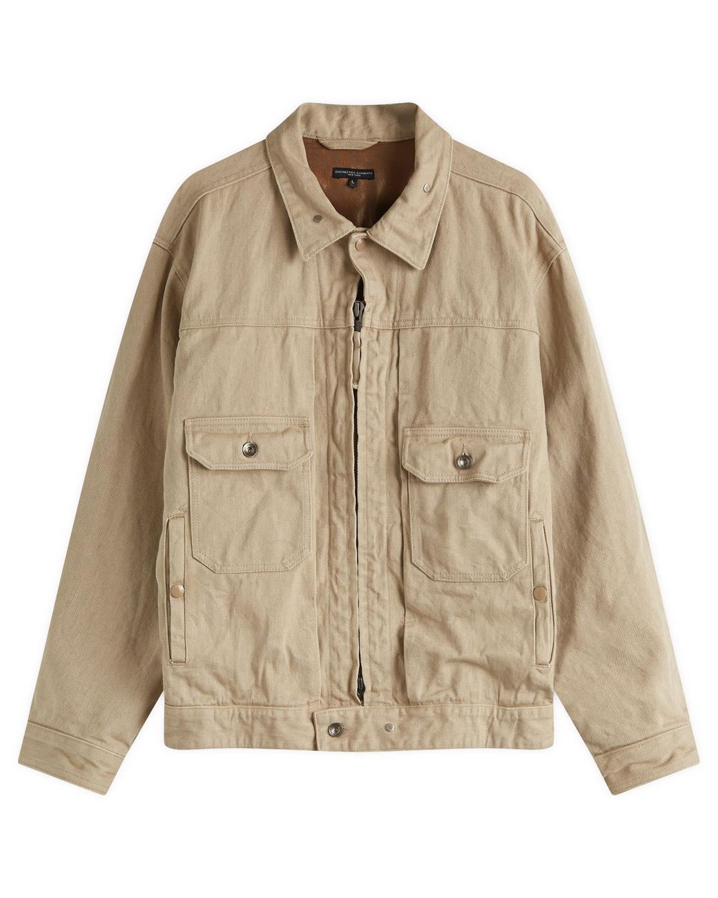 Engineered Garments Trucker Jacket in Natural for Men | Lyst UK