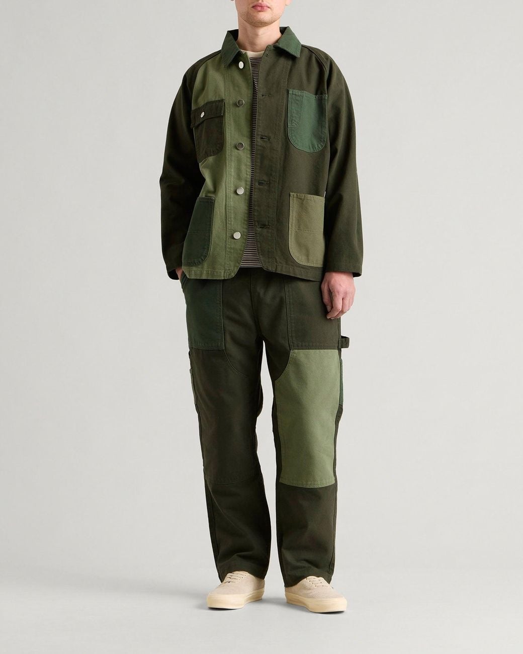 Service Works Green Patchwork Coverall 2.0 Jacket for men