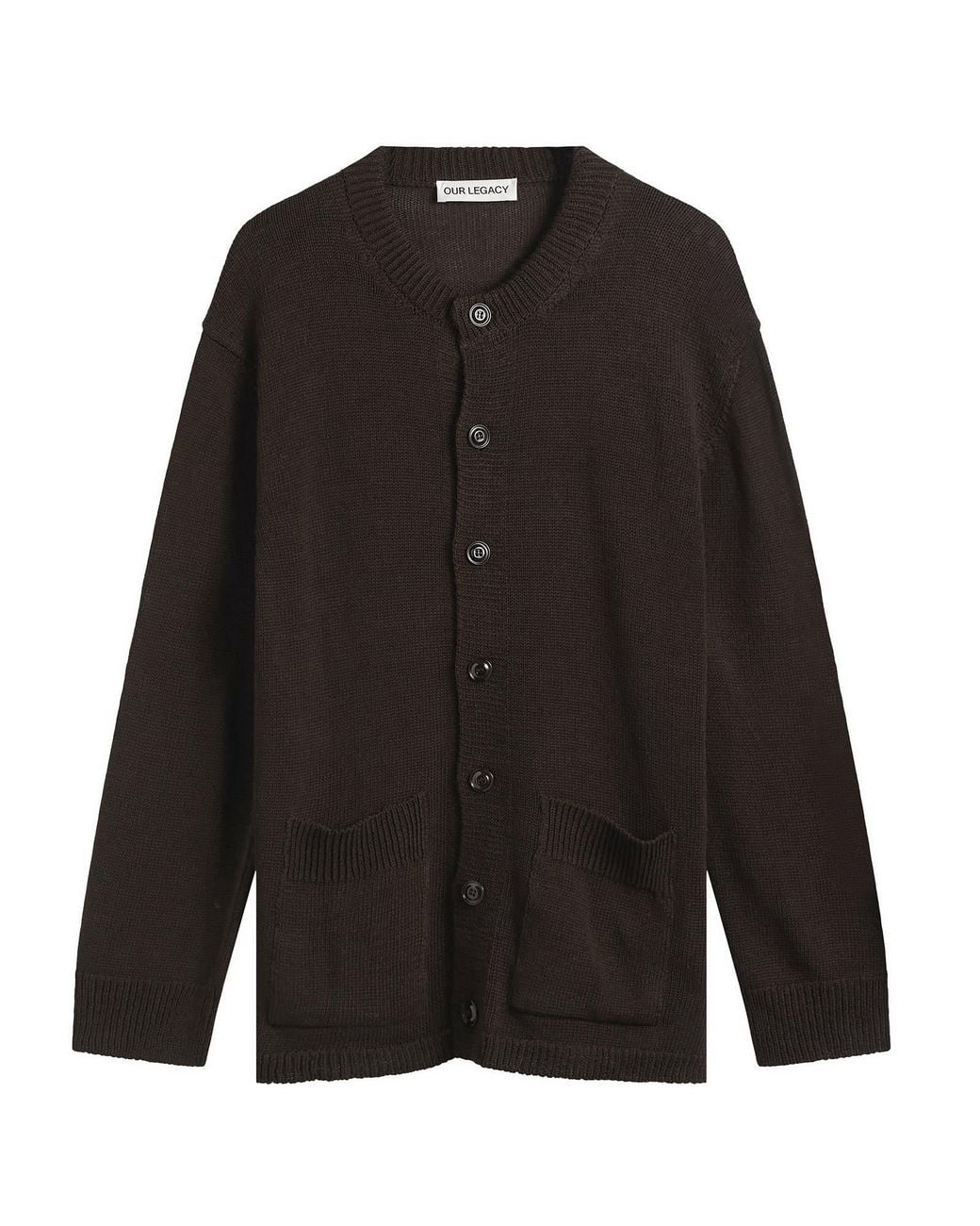 Our Legacy Black Parlor Cardigan for men