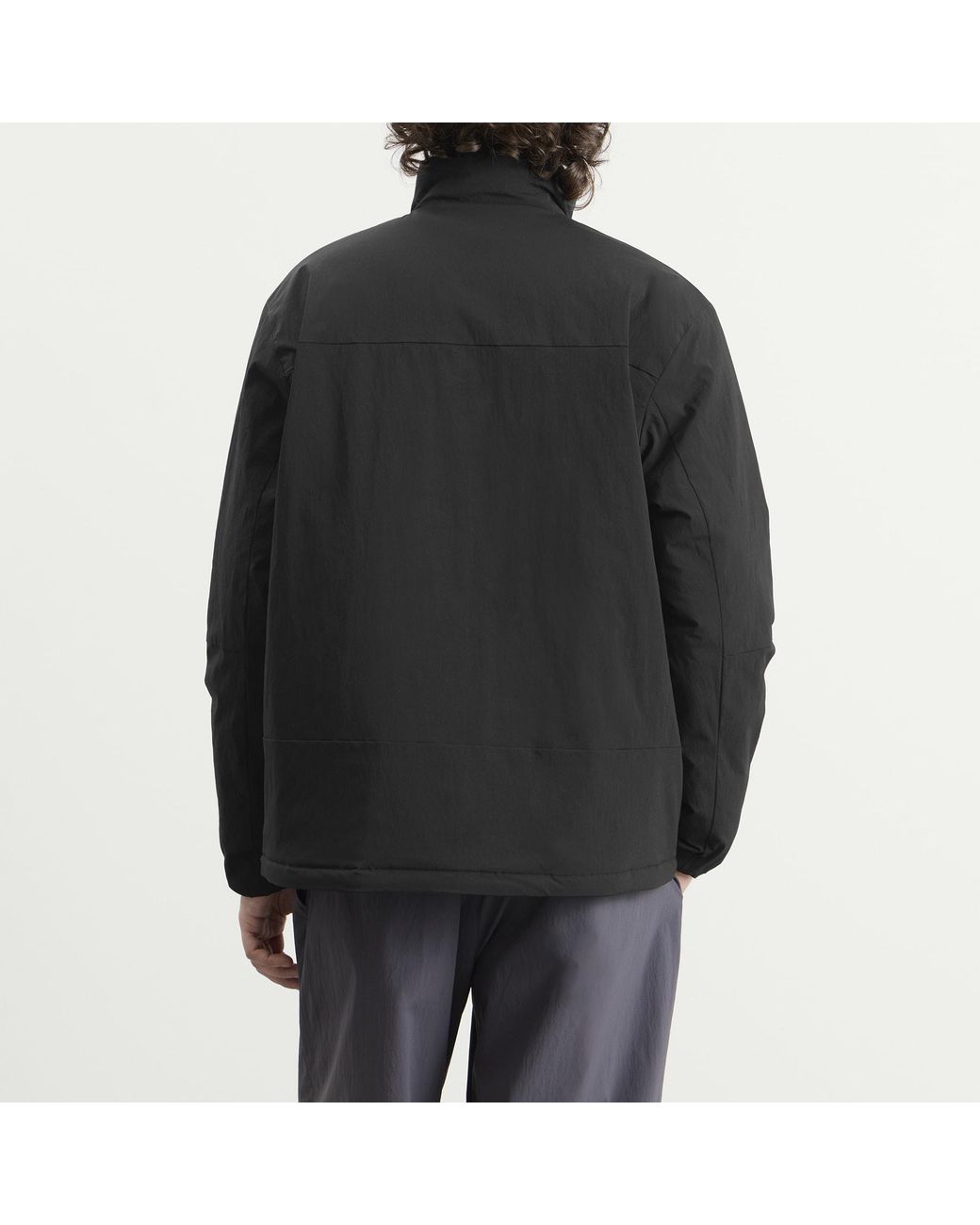 Snow Peak Black New Standard Padded Jacket for men
