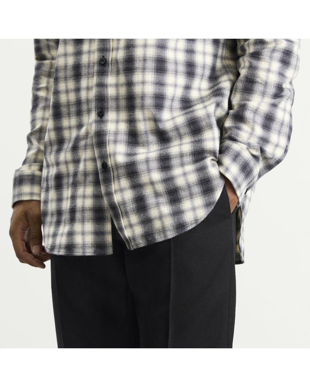 Balenciaga Black Wool Gabardine Tailored Trousers for men