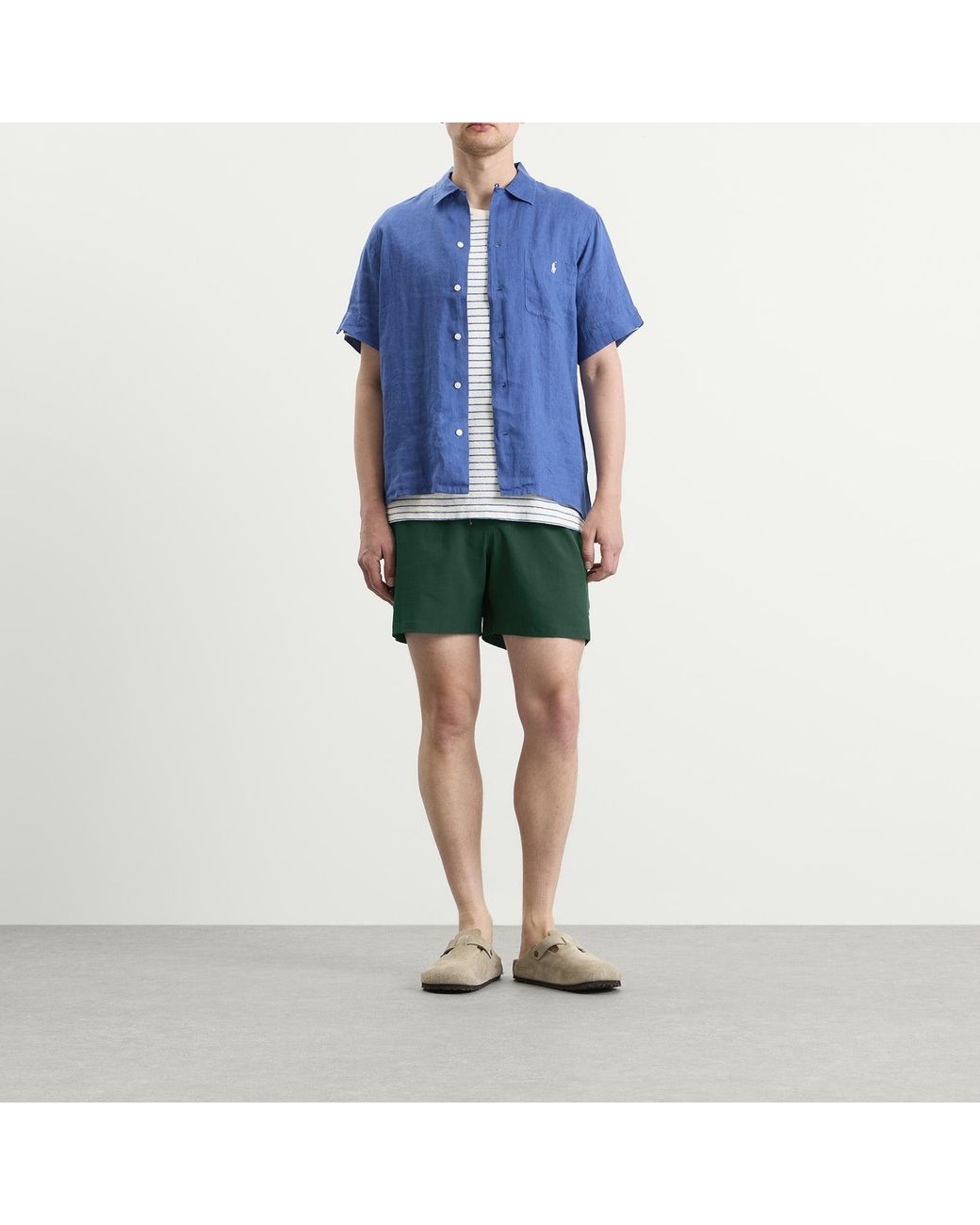 Polo Ralph Lauren Green Traveler Swim Shorts for men