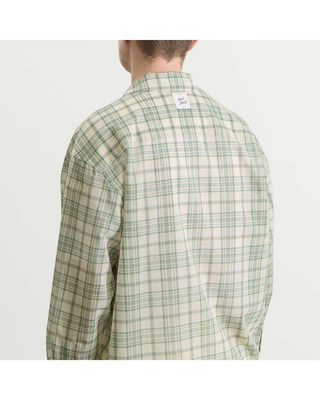 Ami Paris Check Veil Boxy Shirt for Men | Lyst