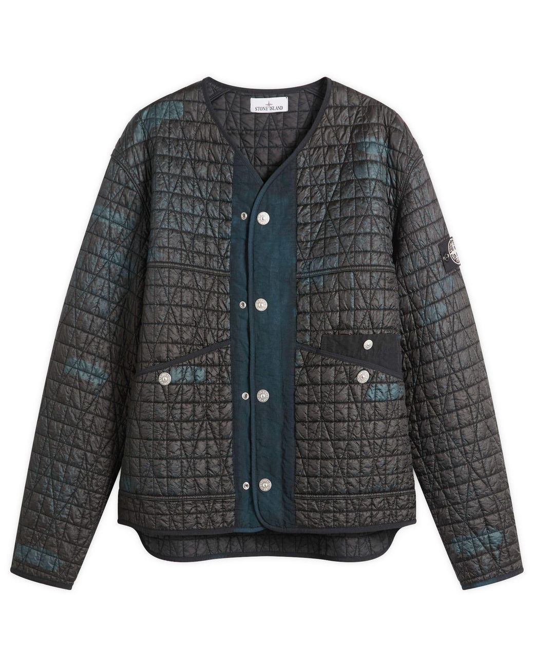 Stone Island Nylon Reps-Tc Corrosion Treatment Quilted Jacke in