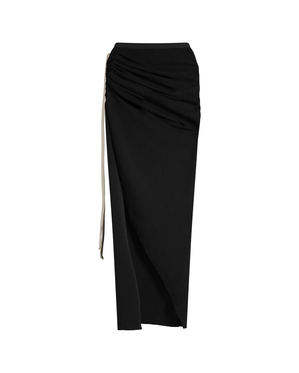 Rick Owens Black Edfu Maxi Skirt