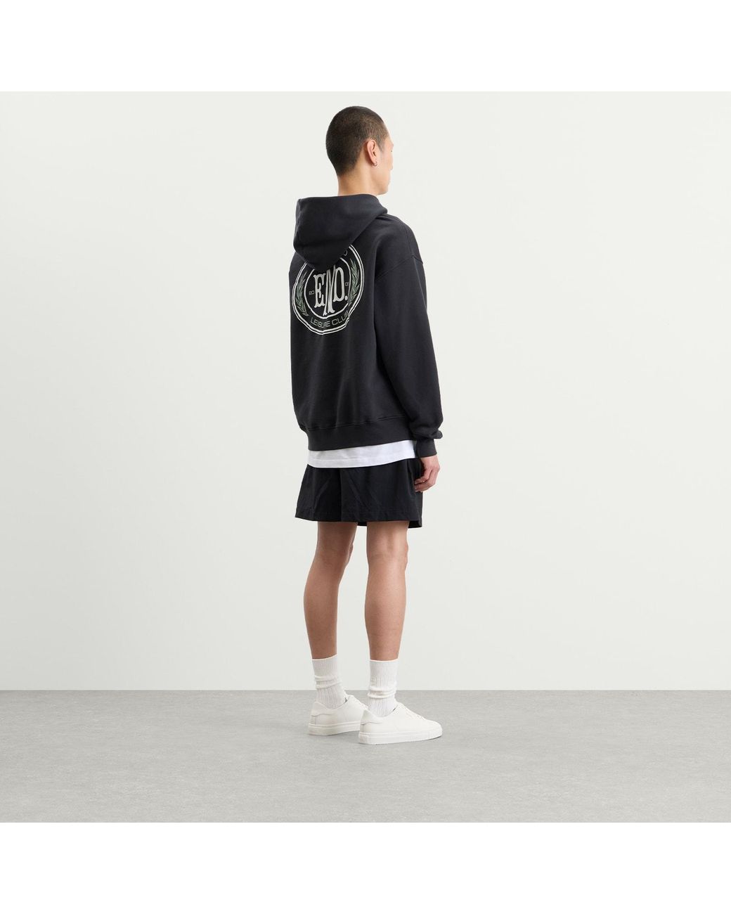 END. Black Leisure Pullover Hoodie