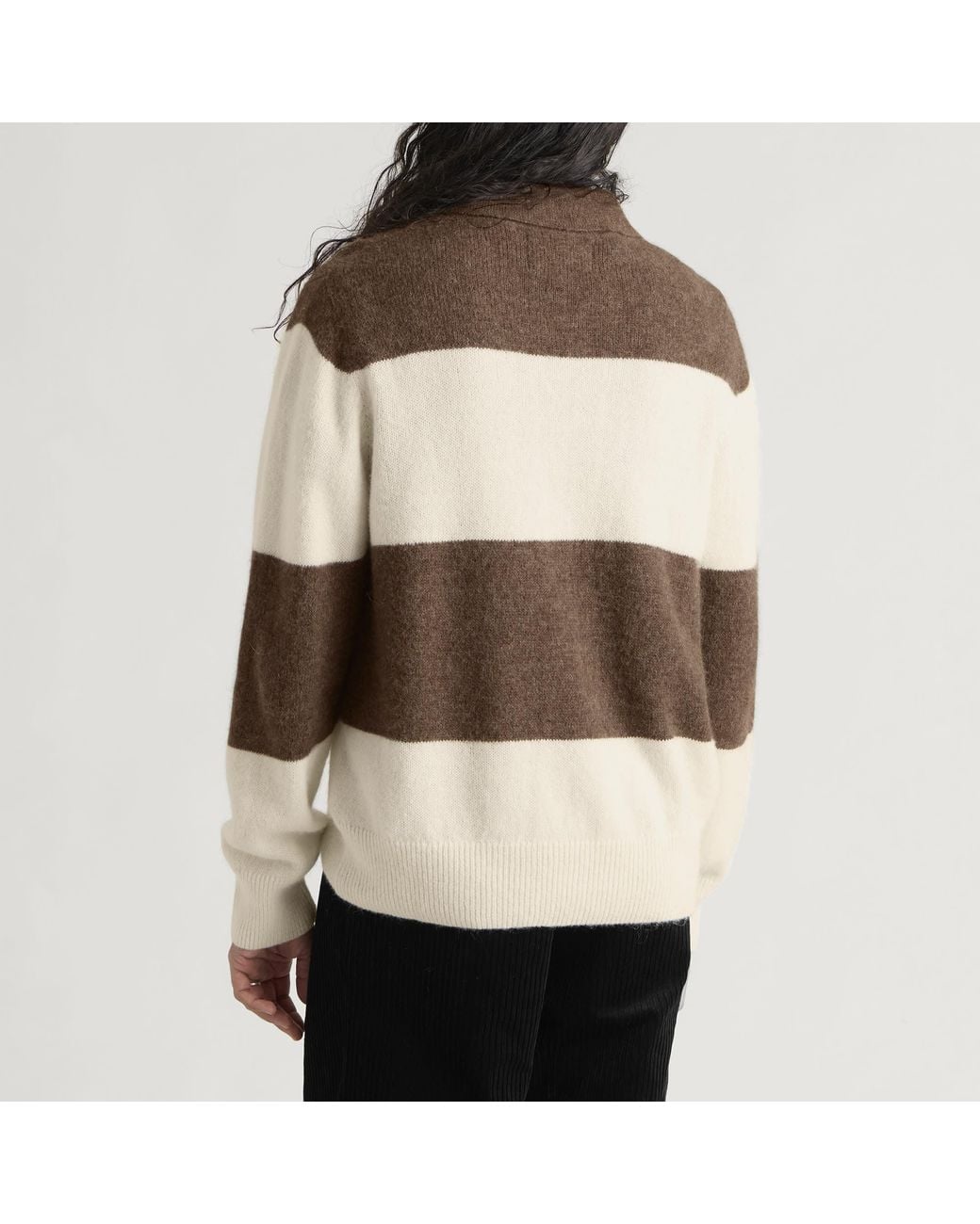 Corridor NYC Natural Brushed Knit Rugby for men