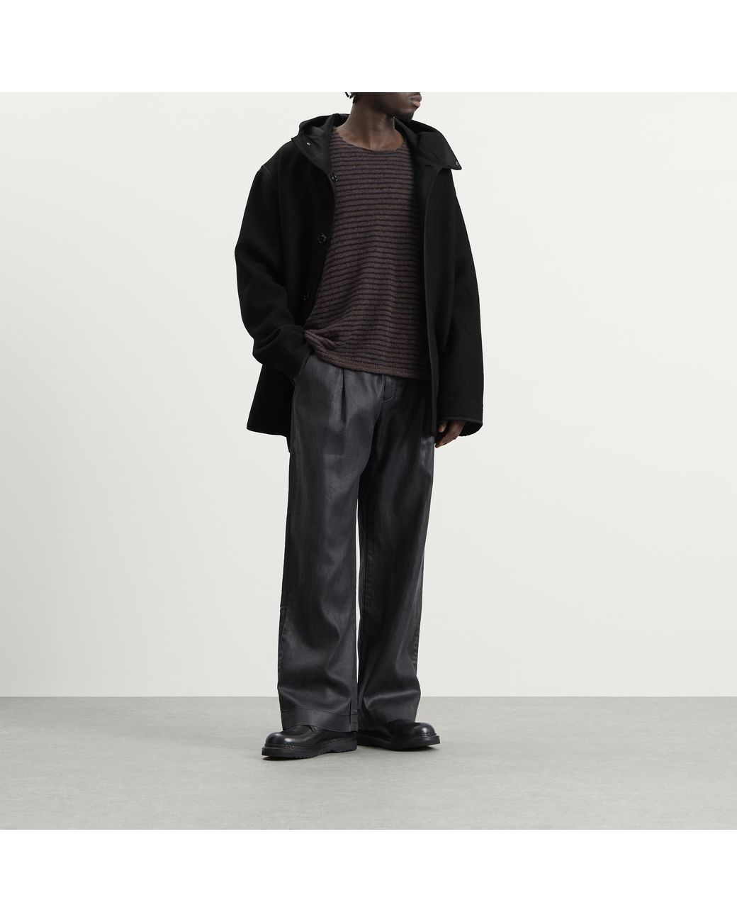 Our Legacy Black Stamped Wool Liner Jacket for men