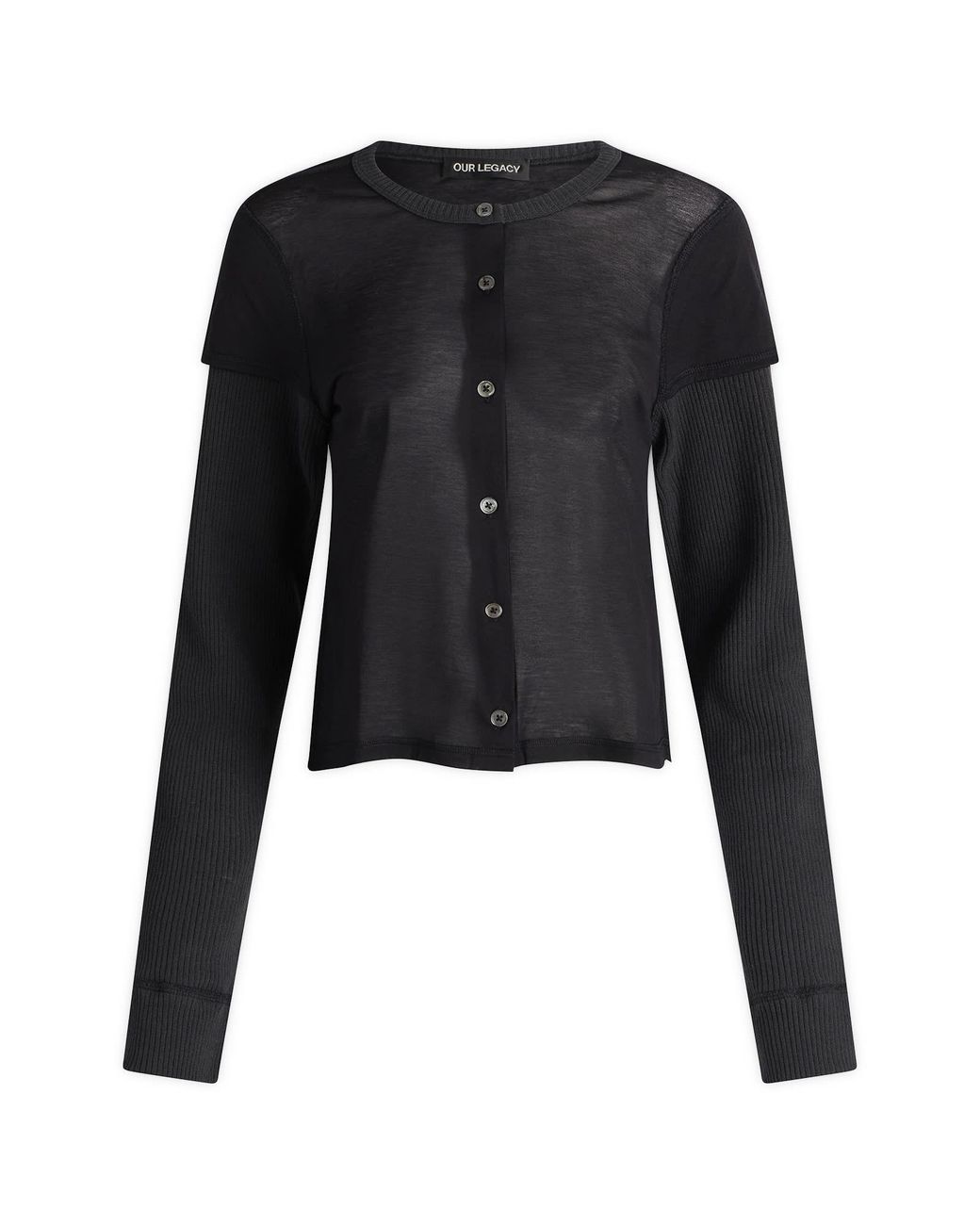 Our Legacy Black Heat Long Sleeve Top