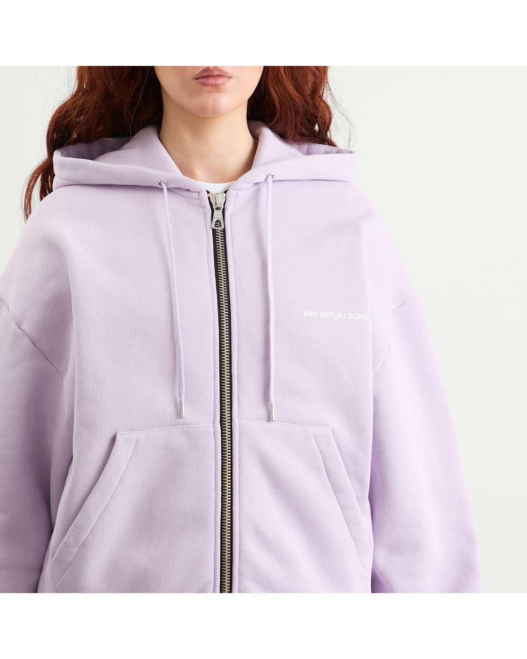 MKI Miyuki-Zoku Purple Uniform Zip Hoodie