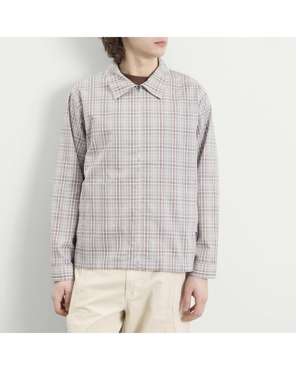 Gramicci Gray Zip-Up Garage Jacket for men