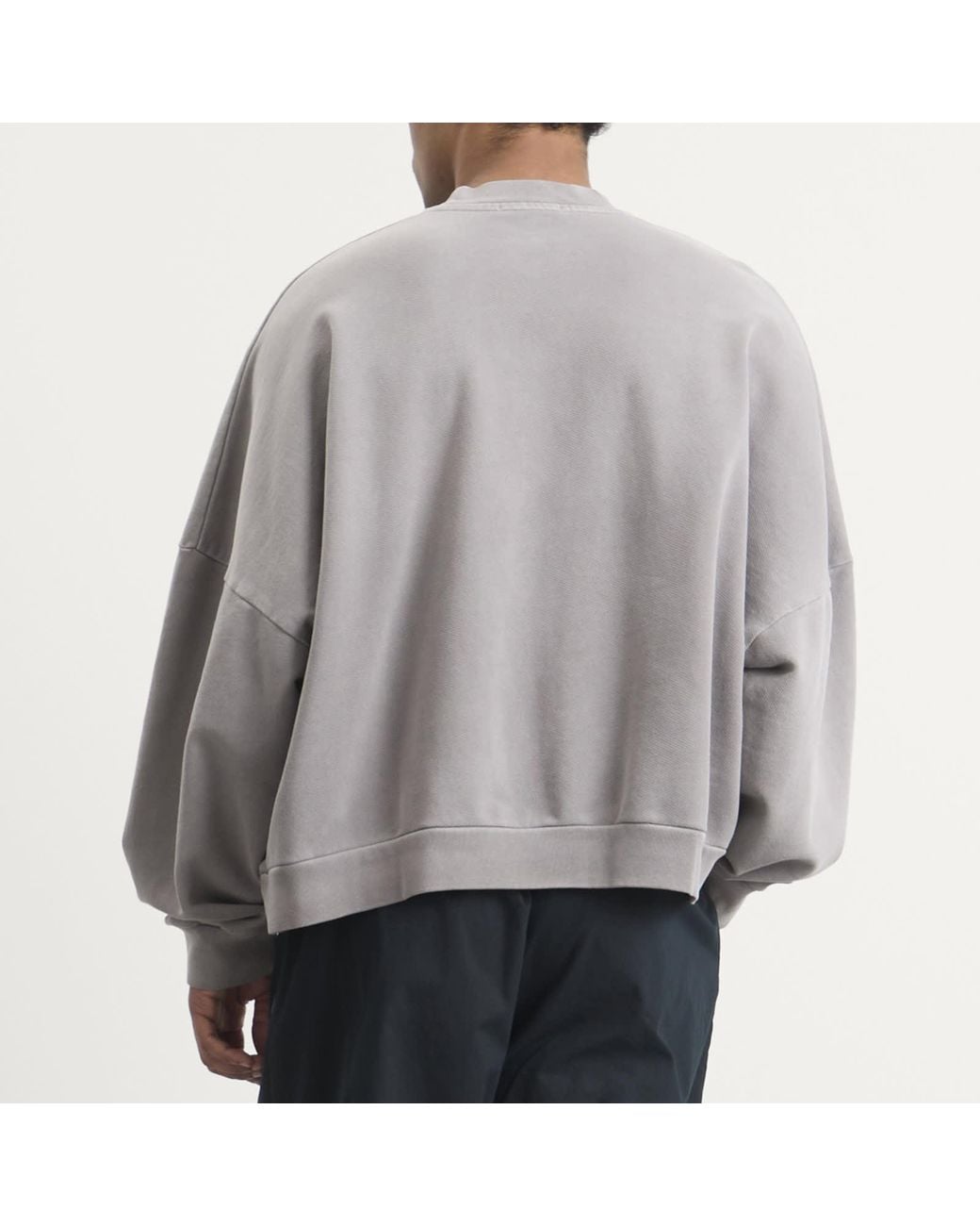 Willy Chavarria Gray Ccc Hooligan Crew Sweatshirt for men