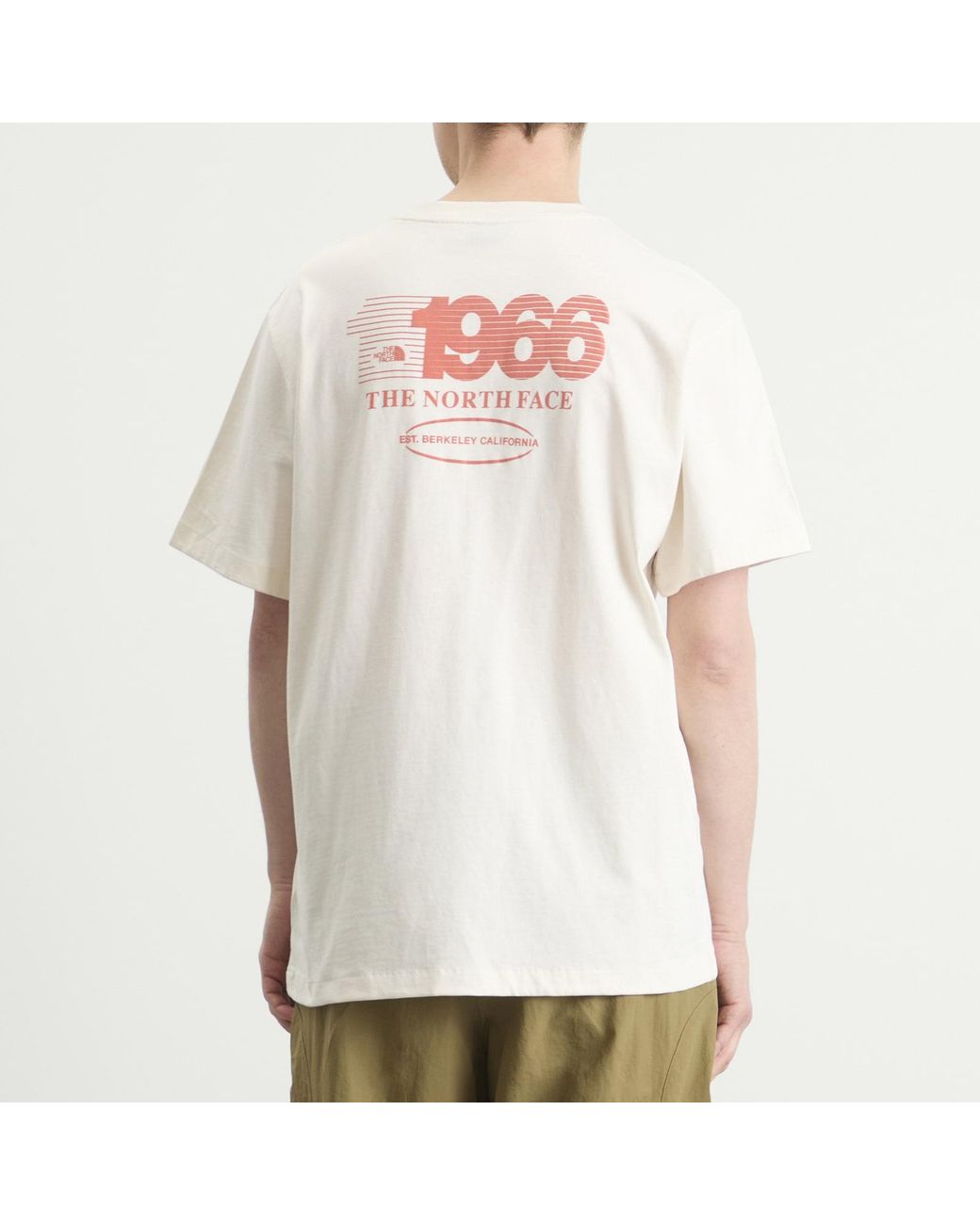 The North Face White Track Relaxed T-Shirt for men