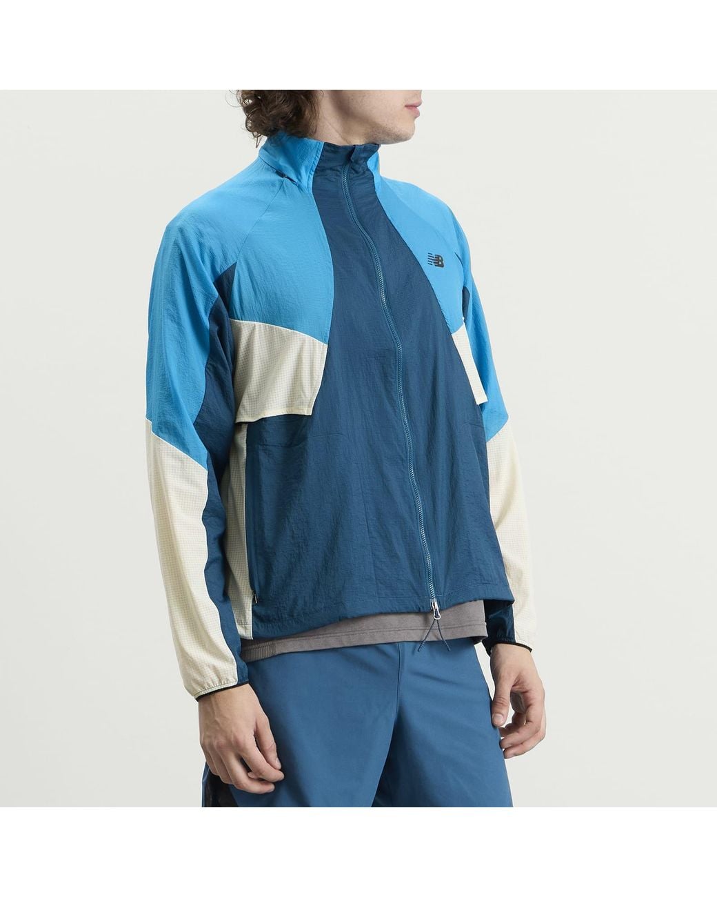 New Balance Blue Rc Jacket for men