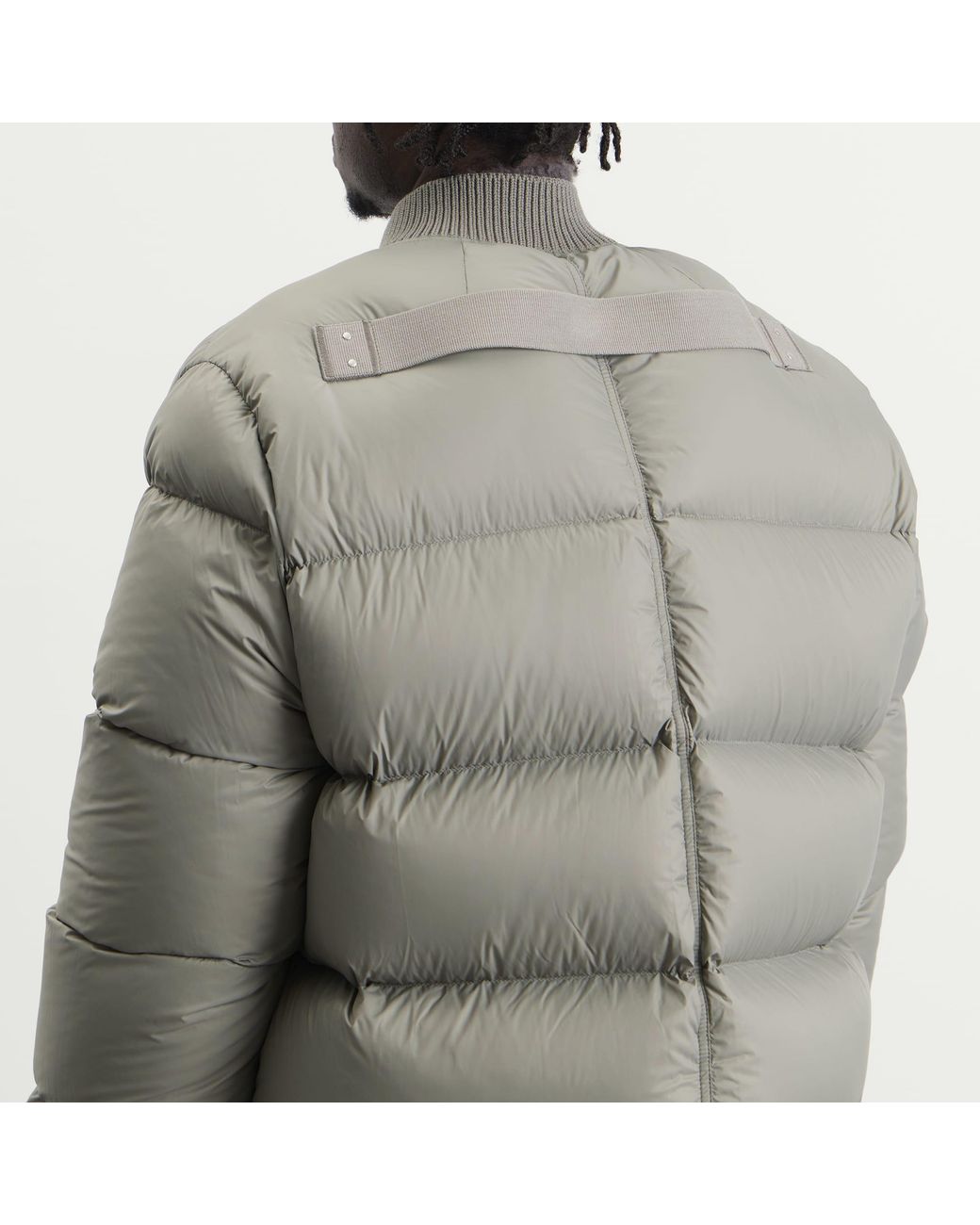 Rick Owens Gray Classic Flight Jacket for men